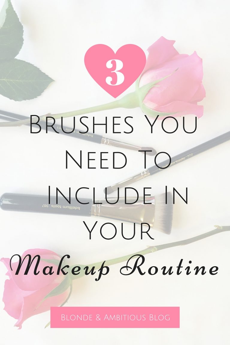 Three Brushes You Need In Your Bag.