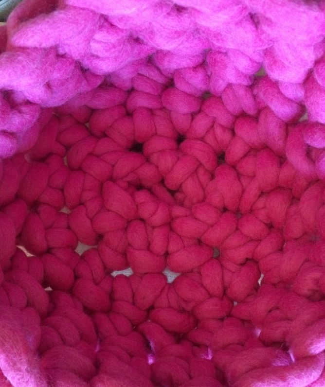 felted basket instagram looking into it texture
