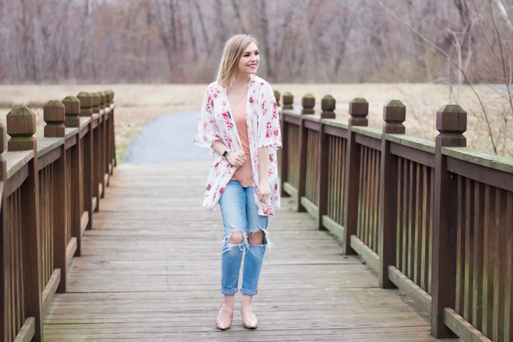 Spring Two Ways: Floral Kimonos + Side Ties