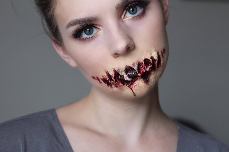 Halloween Tutorial Series: Ripped Open Mouth