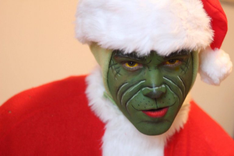 Grinch Makeup Tutorial On My Husband