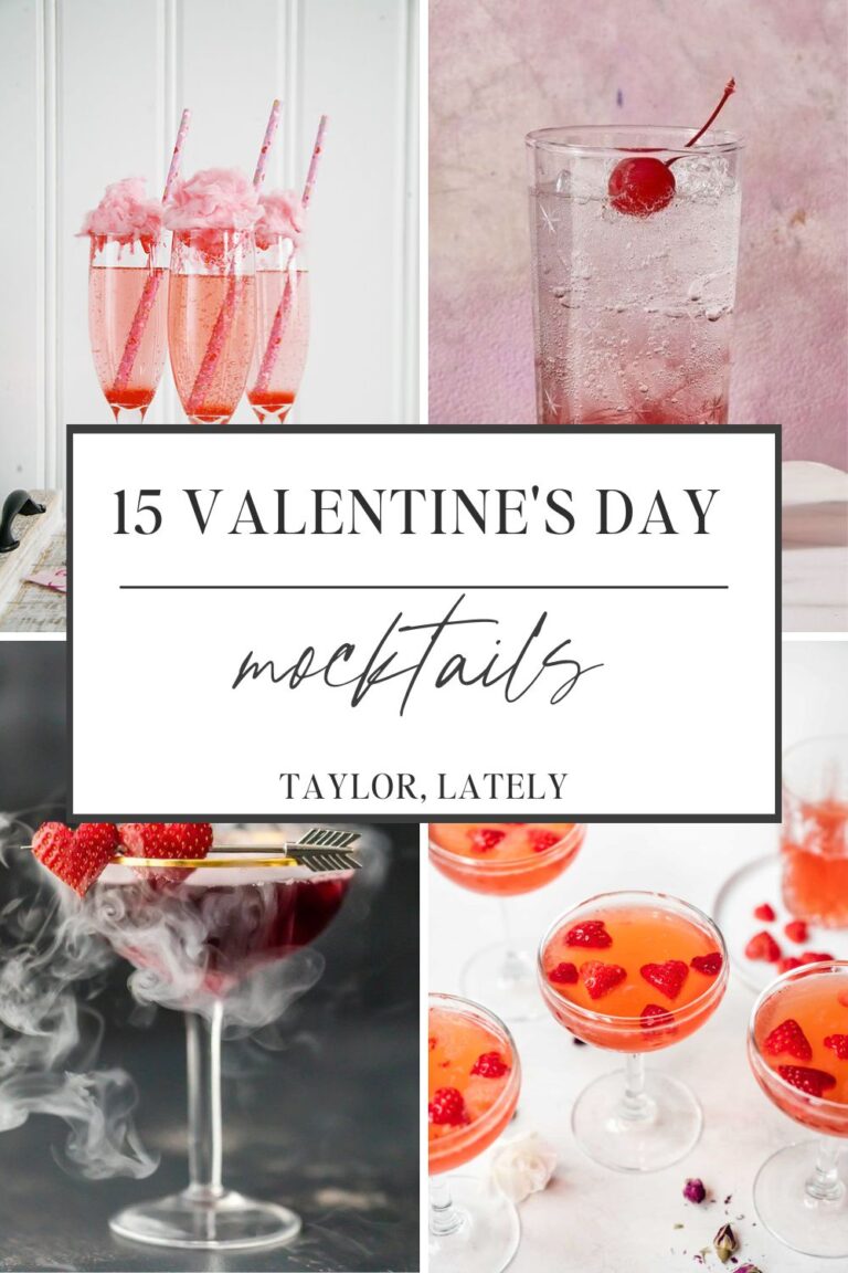 Top 15 BEST Mocktail Recipes For Valentine’s Day