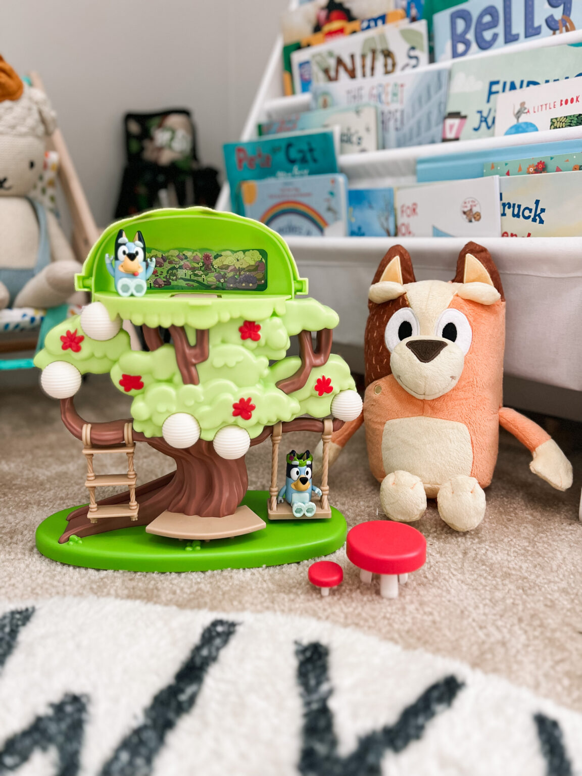 Bluey's Tree Playset momwin Toddler Toy Review Taylor, Lately